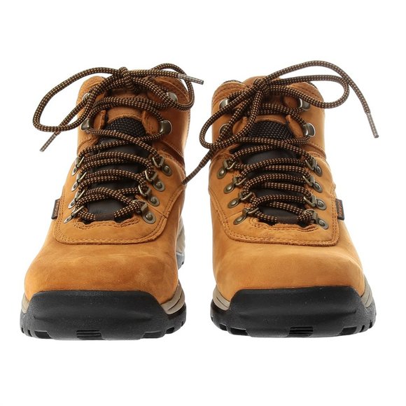TIMBERLAND MEN\'S WHITE LEDGE WATERPROOF MID HIKING BOOT WHEAT NUBUCK 14176 main image 5